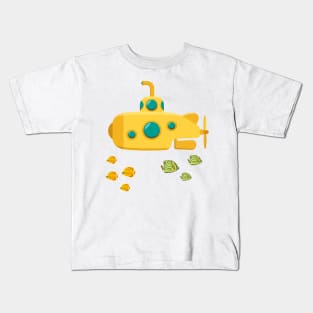 Yellow submarine Kids T-Shirt